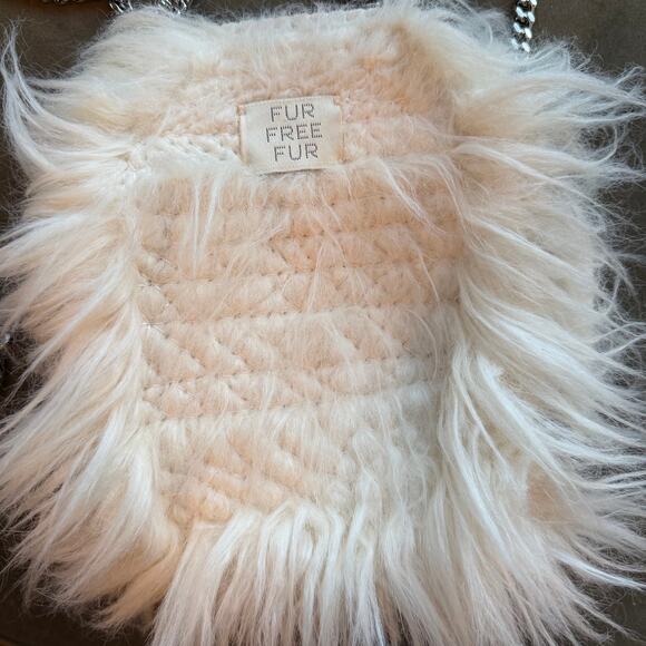 NEW Stella Mccartney Falabella Mini Fur Tote Bag Silver Chain - Picture 7 of 16